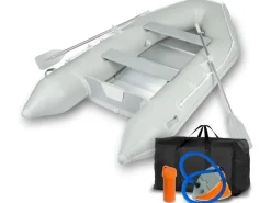 Schlauchboot 4 Personen + 1 Kind 3,20m x 1,50m Boot mit Sitzbank bis 566 kg*Eberth