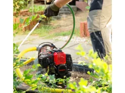 Wasserpumpe 2PS mit 12.000l/h und 17,5m Förderhöhe, 1 Zoll, 2-Takt-Motor*Eberth Sale
