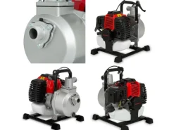 Wasserpumpe 2PS mit 12.000l/h und 17,5m Förderhöhe, 1 Zoll, 2-Takt-Motor*Eberth Sale