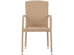 Gartenstühle|ebuy24 Anita Gartenstuhl Stapelbar Natur