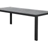 Gartentische|ebuy24 Fall Gartentisch 205 cm Schwarz Grau
