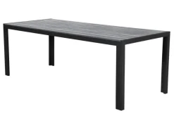 Gartentische|ebuy24 Fall Gartentisch 205 cm Schwarz Grau