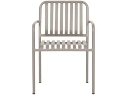 ebuy24 Stella Gartenstuhl Stapelbar Grau* New