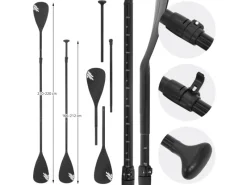 ECD Germany Wassersport|Aufblasbares Stand Up Paddle Board Kajak Sitz 320x82x15cm 120kg