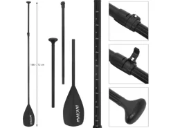 ECD Germany Wassersport|Aufblasbares Stand Up Paddle Board Makani 320 x 80 x 15cm Türkis PVC