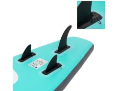 ECD Germany Wassersport|Aufblasbares Stand Up Paddle Board Makani 320 x 80 x 15cm Türkis PVC