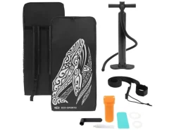 ECD Germany Wassersport|Aufblasbares Stand Up Paddle Board Makani 320 x 80 x 15cm Türkis PVC