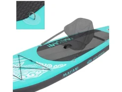 ECD Germany Wassersport|Aufblasbares Stand Up Paddle Board Makani 320 x 80 x 15cm Türkis PVC