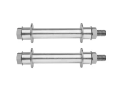 2Er Set Universal Achse für Schubkarrenrad 10,5x105mm Stahl Verzinkt*ECD Germany Hot