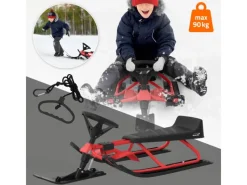 Lenkschlitten in für Kinder ab 5 Jahre bis 90 kg 119x38x50 cm*ECD Germany New