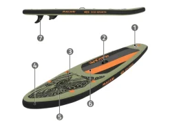 Stand Up Paddle Board Makani 320x80x15 cm bis 120 kg*ECD Germany Clearance