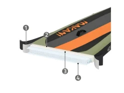 Stand Up Paddle Board Makani 320x80x15 cm bis 120 kg*ECD Germany Clearance