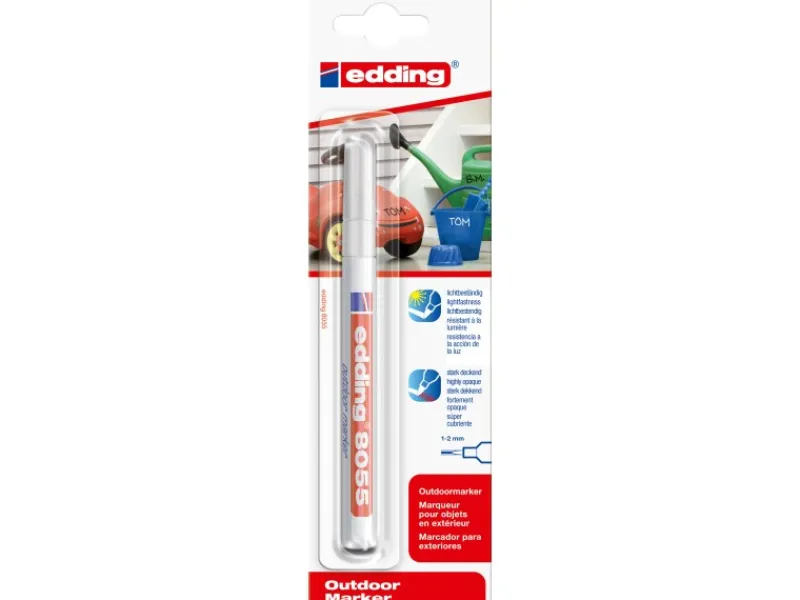 EDDING Outdoor-Spielzeug|Outdoor Marker 8055 Org Weiß