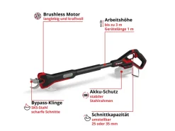 Einhell Kettensägen|Akku-Astschere Professional GP-LS 18/35 Li BL-Solo Schwarz-Rot