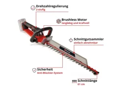 Akku-Heckenschere Professional GP-CH 18/61 Li BL-Solo*Einhell Clearance