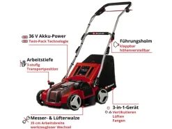 Akku-Vertikutierer-Lüfter GE-SA 36/35 Li-Solo*Einhell