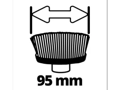Bürste Ultra 95/25 für Akku-Oberflächenbürste Picobella 18/90*Einhell
