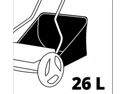 Einhell Rasenmäher|Hand-Rasenmäher GE-HM 38 S-F