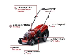 Einhell Rasenmäher|Power X-Change Akku-Rasenmäher GE-CM 36/36 Li inkl. 2x4,0 Ah Akkus