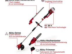 Einhell Kettensägen|Motorsensen|Power X-Change Akku-Multifunktionswerkzeug GE-LM 36/4in1 Li-Solo