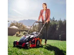 Einhell Rasenmäher|Power X-Change Akku-Rasenmäher GE-CM 43 Li 63 l Fangkorb inkl. 2 Akkus