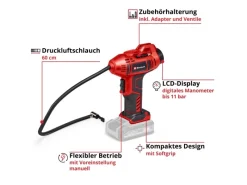 Einhell Campingzubehör|Power X-Change Akku-Autokompressor CE-CC 18 Li-Solo