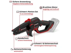 Professional Akku-Astkettensäge GP-PS 18/20 Li BL-Solo*Einhell Best