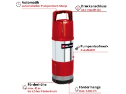 Tauchdruckpumpe GE-PP 1050 N-A*Einhell New