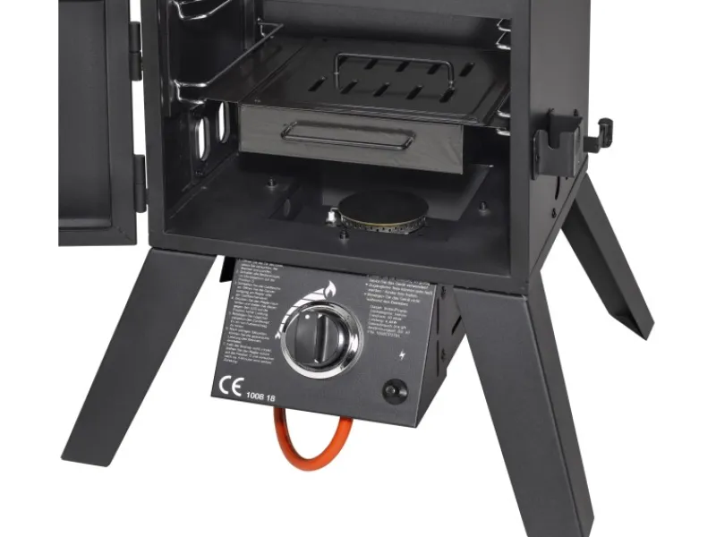 EL Fuego Smoker|Gasgrills|Gasgrill/Smoker Portland XL ca. 64 x 127,5 x 50 cm