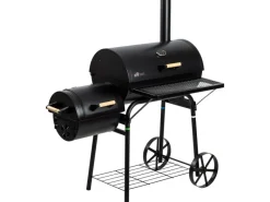 EL Fuego Smoker|Holzkohlegrills|Holzkohlegrill Smoker Dakota mit zwei Grillflächen