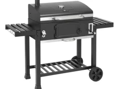 Holzkohlegrill Smoker Ontario XXL Schwarz*EL Fuego Best