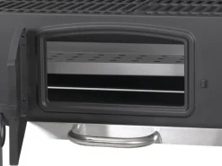 Holzkohlegrill Smoker Ontario XXL Schwarz*EL Fuego Best