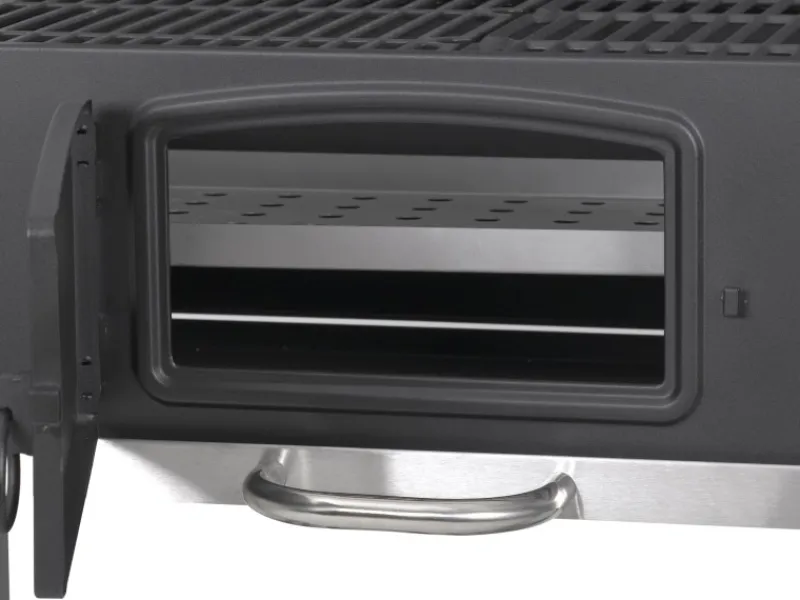 Holzkohlegrill Smoker Ontario XXL Schwarz*EL Fuego Best