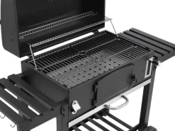 Holzkohlegrill Smoker Ontario XXL Schwarz*EL Fuego Best