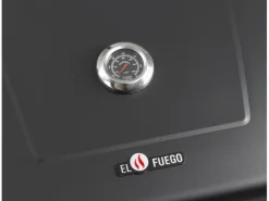 Holzkohlegrill Smoker Ontario XXL Schwarz*EL Fuego Best