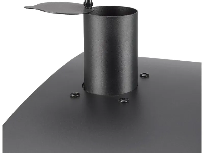 Holzkohlegrill Smoker Ontario XXL Schwarz*EL Fuego Best