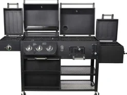 Kombigrill Arizona 3 Brenner und Seitenbrenner Schwarz*EL Fuego Best