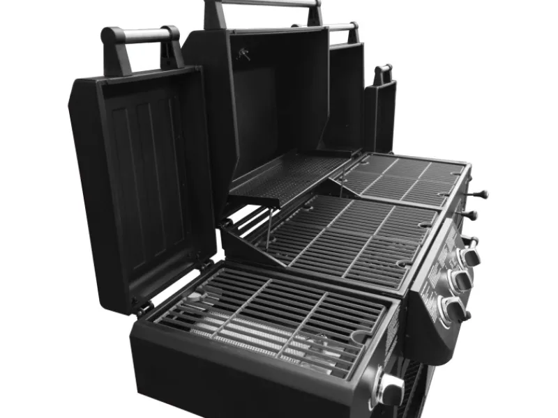 Kombigrill Arizona 3 Brenner und Seitenbrenner Schwarz*EL Fuego Best