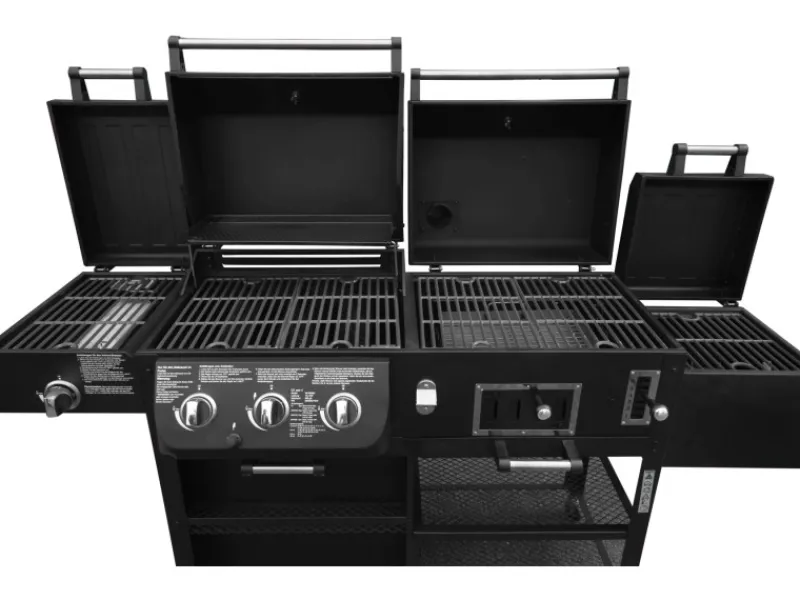 Kombigrill Arizona 3 Brenner und Seitenbrenner Schwarz*EL Fuego Best