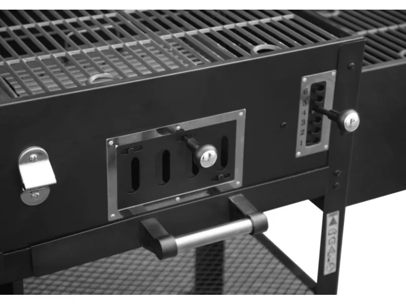 Kombigrill Arizona 3 Brenner und Seitenbrenner Schwarz*EL Fuego Best