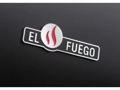 EL Fuego Holzkohlegrills|Smoker|Smoker Holzkohlegrill Kiona Schwarz
