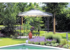 Gartenlauben|Eleo Pavillon Metall Florenz Pulverbeschichtet