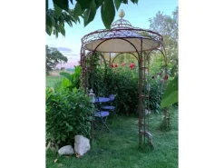 Eleo Pavillon Metall Siena 265 cm x Ø 210 cm Unbeschichtet* Discount