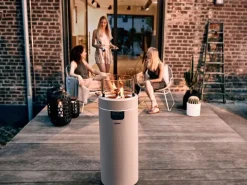 Enders Feuerschalen|® Feuerstelle Nova LED L Taupe-Gold