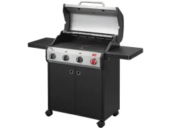 Gasgrill Chicago Next 4 Brenner R Turbo Schwarz-Edelstahl*Enders Hot