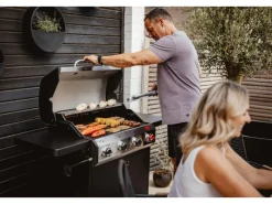 Gasgrill Chicago Next 4 Brenner R Turbo Schwarz-Edelstahl*Enders Hot