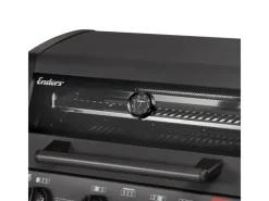 Enders Gasgrills|Gasgrill Monroe Pro 4 SIK Turbo Shadow 4 Brenner & Seitenkocher Schwarz