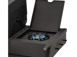 Enders Gasgrills|Gasgrill Monroe Pro 4 SIK Turbo Shadow 4 Brenner & Seitenkocher Schwarz