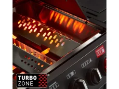 Enders Gasgrills|Gasgrill Monroe Pro 4 SIK Turbo Shadow 4 Brenner & Seitenkocher Schwarz