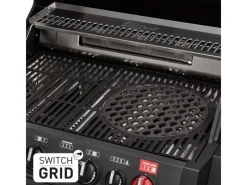 Enders Gasgrills|Gasgrill Monroe Pro 4 SIK Turbo Shadow 4 Brenner & Seitenkocher Schwarz